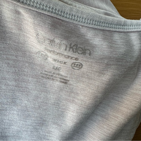 Calvin Klein performance crop top soft pink size L GC - Picture 5 of 5